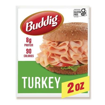 BUDDIG SLICED SMK TURKY 2 OZ