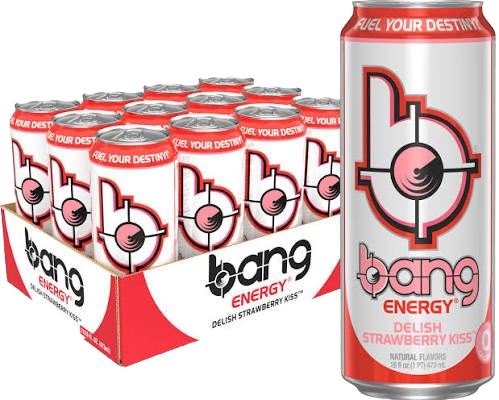 BANG ENERGY DELISH STRAWB KISS 24CT