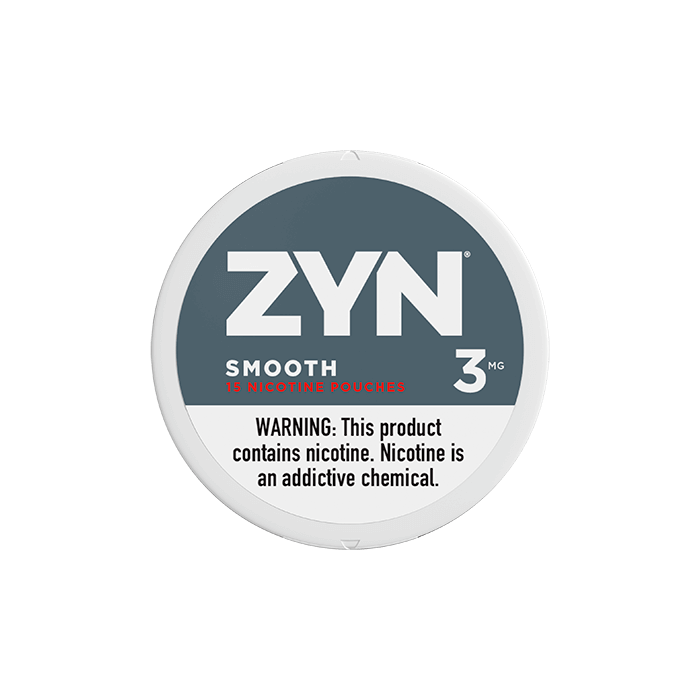 ZYN SMOOTH 3MG NICOTINE PCHS 5CN