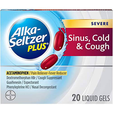 ALKA SELTZER COLD/SINUS 20 CT