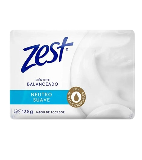 BATH ZEST SOAP 5 OZ BAR NATURAL SFT