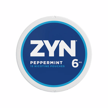 ZYN PEPPMINT 6MG NICOTINE PCHS 5CN