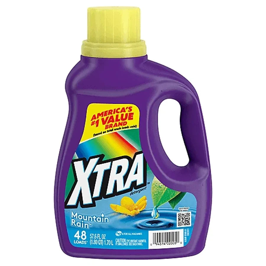 XTRA LAUNDRY LIQUID MTN RAIN 57.6