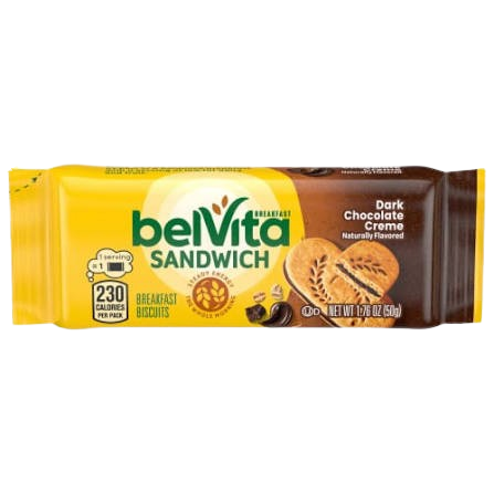 BELVITA DARK CHOC CREME 8 CT