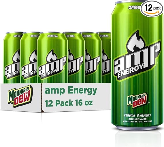 AMP ENERGY DRINK 12/16 OZ