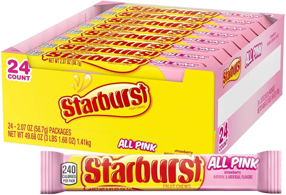 STARBURST ALL PINK REG 24CT