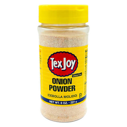 TEX JOY ONION POWDER 8 OZ