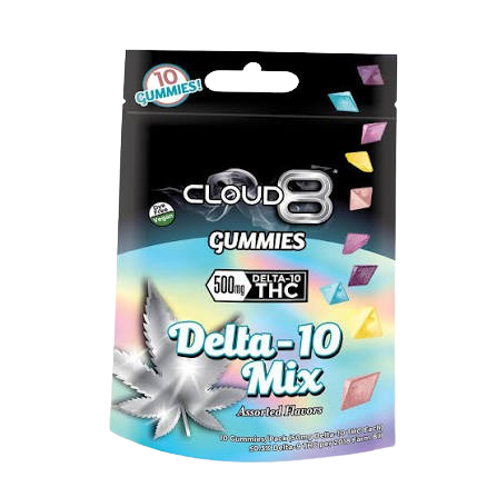 CLOUD 8 D8 GUMMIES 500MG 5PK