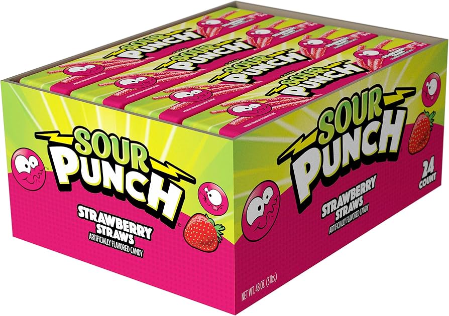 SUMTHIN' SR STRAW STRAWBRY 24/.50
