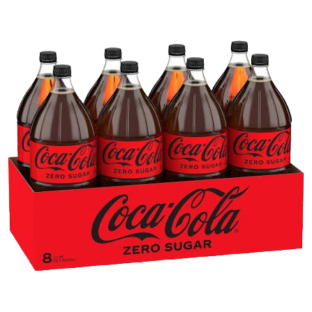 COKE ZERO 2 LITER 8 CT