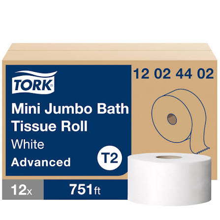TISSUE JUNIOR ROL MINI TORK 12/2PLY