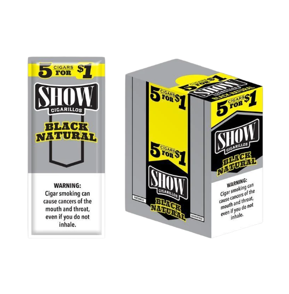 SHOW CIGL BLACK NATURAL 15/5/$1