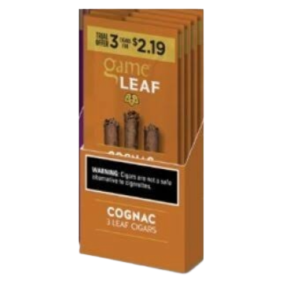 GAME LEAF 10/3/$2.19 COGNAC