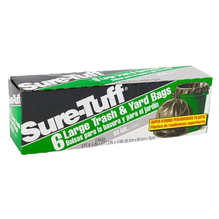 TRASH SURE TUF BAG 8/26 GAL
