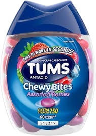 TUMS CHWY BITES EXS 750 25PK BERRY