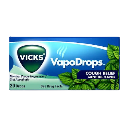 VICKS COUGH DROPS MENTHOL 20CT