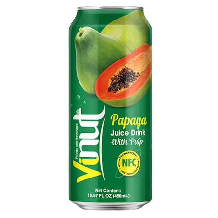 VINUT PAPAYA JUICE W PULP 12/16.9
