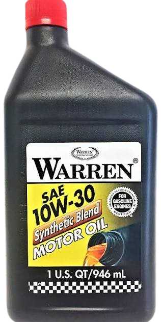 WARREN HIGH MILEAGE 10W30 12/QT