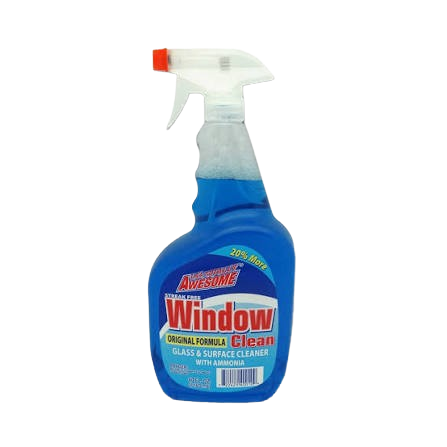 WINDOW CLEANER AWESOME BLUE 40 OZ