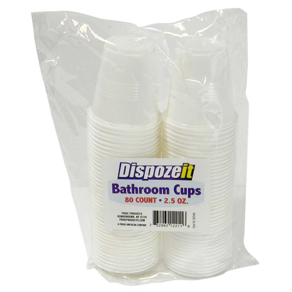 CUP DISPOZEIT BATHROOM CUP 2.7/80CT