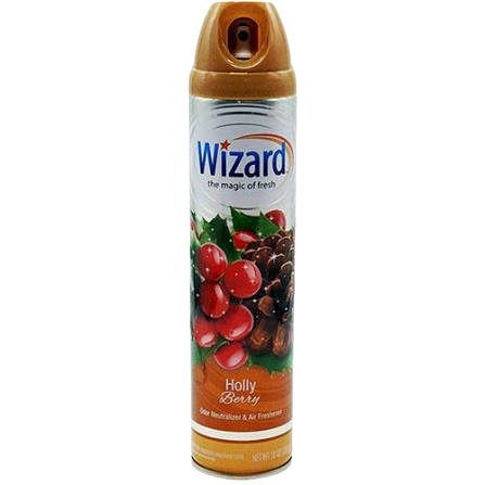 WIZARD AIR FRESH HOLLY BERRY 10OZ