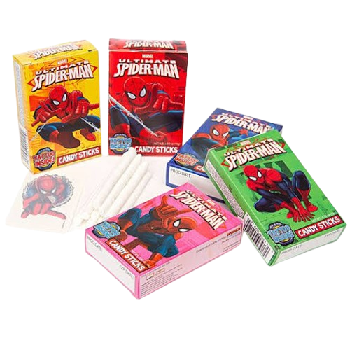 SPIDER MAN CANDY STICKS