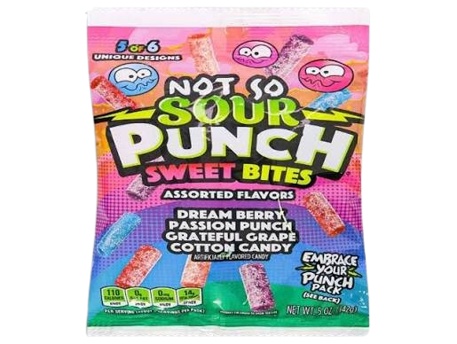 SOUR PUNCH SWEET BITES 5 OZ BAG PEG