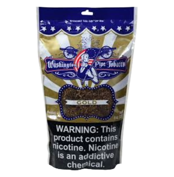 WASHINGTON PIPE TOB GOLD 12/8OZ