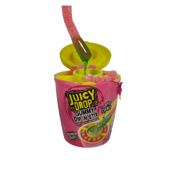 JUICY DROP GUMMY DIP N STIX 8/7 OZ