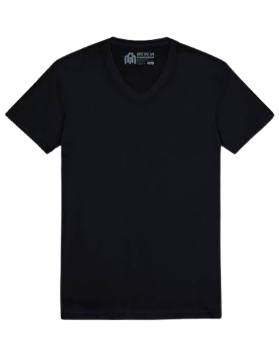 S/W SHIRT V NECK BLK 3XL 6PK