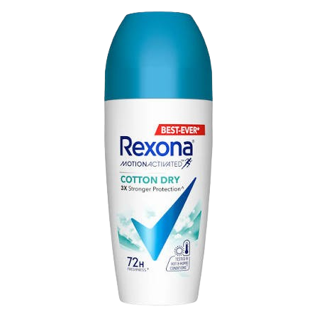 REXONA COTTON DRY WHITE TOP