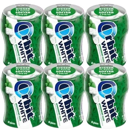 WRIG ORBIT SF CHEW WHITE SPEARMT 9C