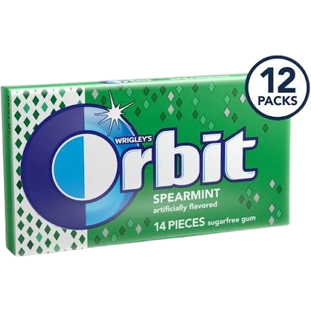 WRIG ORBIT SPEARMINT 12'S