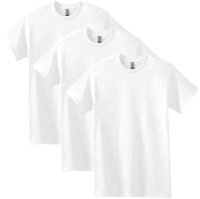 S/W SHIRT WHITE 3XL 8/6PK