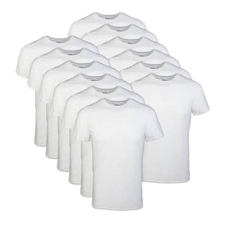 S/W A-SHIRT WHITE XL 10/12PK