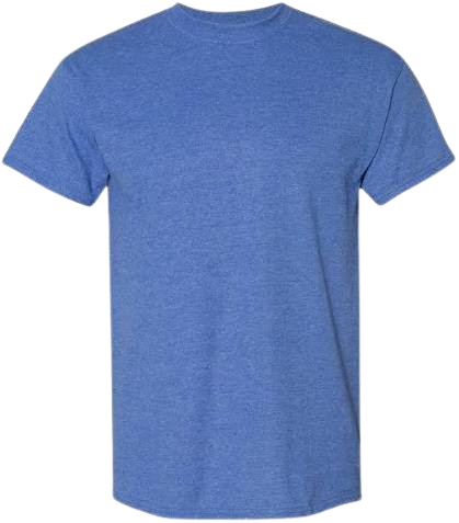 S/W SHIRT 5XL ROYAL HEATHER 8/6PK