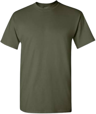 S/W SHIRT MILTARY GREEN 1XL 8/6PK