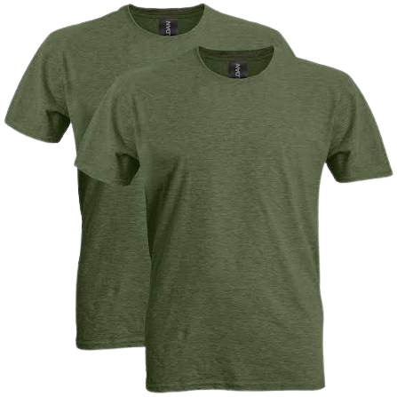 S/W SHIRT MILTARY GREEN 2XL 8/6PK