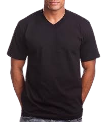 PRO SKY W V-NECK 6XL BLACK 6PK