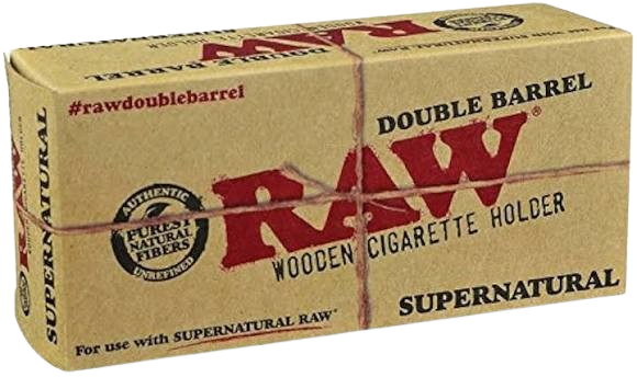 RAW DOUBLE BAREL CIG HLDR SUPERNAT