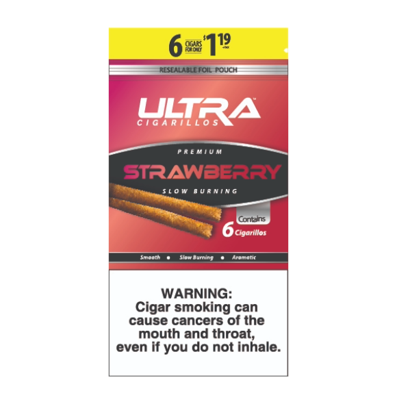 ULTRA CIGARILOS STRAWBERY 15/6/1.19