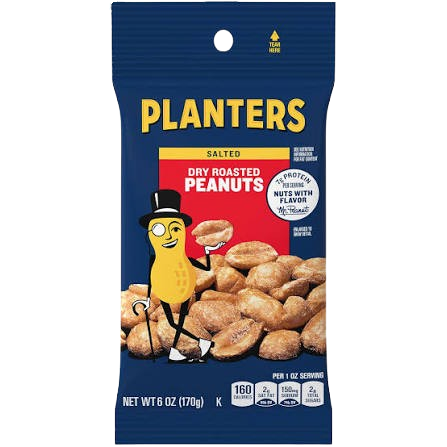 PLNT BIG BAG DRY RST PEANUT 6 OZ