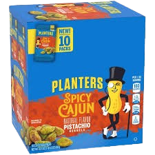 PLNT SPICY CAJUN PISTACHIOS 10/2.25