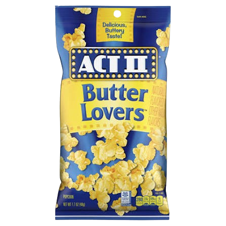POPCORN MICR ACTII BUTTER LOVER 18C