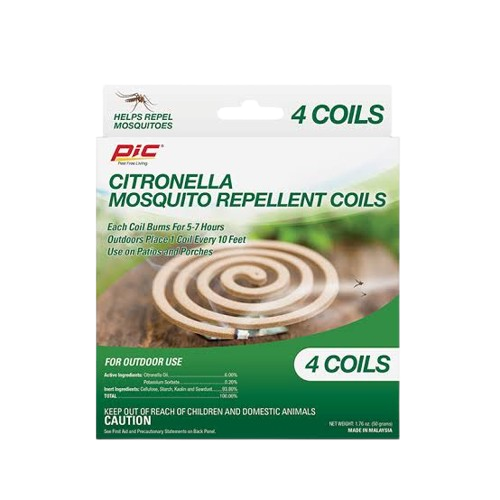 PIC CITRONELLA COILS 4'S