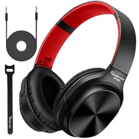 PHONE UX20 HEADPHN W/MIC BLK/RED BX