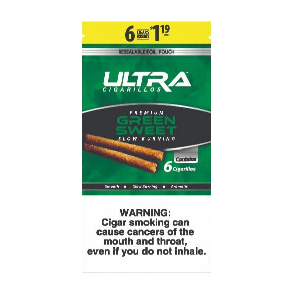 ULTRA CIGARILOS GRN SWEET 15/6/1.19