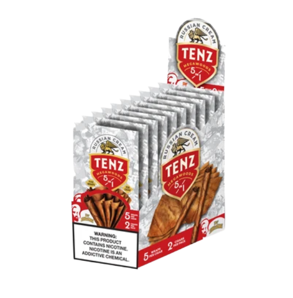 TENZ CIGAR N/LEAF RUSS CRM 36/8/2PK