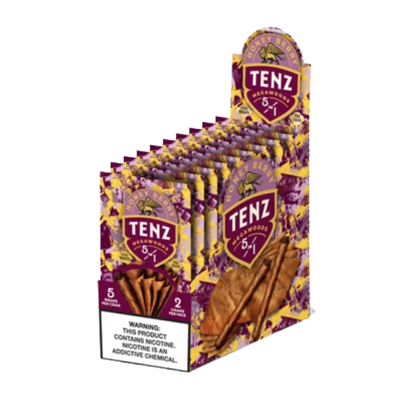 TENZ CIGAR N/LEAF HONY BRY 36/8/2PK