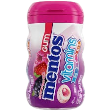MENTOS GUM VITAMINS BERRY BT 6CT